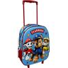 CARTOON Paw Patrol Zaino Trolley 3D Asilo 31 cm Bambini con Carrello