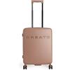 CREATE / LUGGAGE STUDIO/Valigia rigida in policarbonato Moka / 39x23x54cm / Lucchetto TSA, 4 ruote doppie, organizzatore interno, manico telescopico, materiali resistenti e durevoli