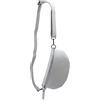 SH Leder ® AVA G292 - Marsupio in vera pelle, unisex, per festival e viaggi, piccola borsa a tracolla, 23 x 12 cm, per donne, grigio chiaro, s