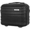 BARRENS Astuccio per cosmetici | Astuccio da viaggio con maniglia | Bagaglio a mano | Da agganciare alla valigia o da portare a spalla | Materiale ABS | 31x35x18 cm | 17l | Nero