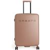 CREATE / LUGGAGE STUDIO/Valigia rigida in policarbonato Moka / 47x27x66cm / Lucchetto TSA, 4 ruote doppie, organizzatore interno, manico telescopico, materiali resistenti e durevoli