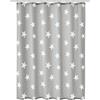 Kleine Wolke 5274977305 - Tenda per Doccia Nova, 180 x 200 cm, Colore: Platino