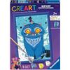 Ravensburger - CreArt: K-Pop Demon Hunters: Derpy & Sussie, Dipingere con i Numeri per Bambini 9+ Anni, Kit Pittura con Pennello e Colori Inclusi, 18,30 x 25 cm, Idee Regalo per Bambini 9 Anni