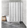 Kleine Wolke Zora - Tenda per Doccia in PEVA, 180 x 200 cm, Colore: Bianco