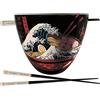 Pyramid International VINCENT TRINIDAD (GREAT RAMEN WAVE) RAMEN BOWL AND CHOPSTICKS SET