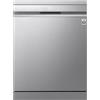 LG DF587HVS Lavastoviglie Libera Installazione Classe A -10%, 14 Coperti, Lavaggio a Vapore TrueSteam, LED Esterno, Sistema QuadWash, 4 Bracci Irroratori, Serie 5, Auto-Apertura, 43dB, Wi-Fi, Grigia