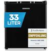 Heinrich´s Mini congelatore da 33 l, -18 °C, piccolo, silenzioso, 40 dB, con cerniera della porta intercambiabile, perfetto per ufficio, campeggio, attività all'aperto