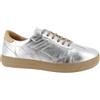 Andrea Conti Damen Low Top Sneaker Freya, Scarpe da Ginnastica Donna, Argento Cammello Old Cream, 42 EU
