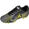 JAKO J-SFG Stepover, Scarpe da Calcio Unisex-Adulto, Jet Black Neon Yellow, 46 EU