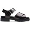 Clarks Orinoco Cross, Sandali Donna, Black Interest, 35.5 EU