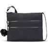 Kipling Alvar - Borsa a tracolla da donna, Nero Noir, m
