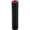 A ABSOPRO Tubo In Silicone Per Liquido Refrigerante 1 Pz 18mm ID 127mm L | Nero Rosso 0 Gradi 5mm Spessore -60℃~300℃ 1Mpa Processo Tessuto Intrecciato Multistrato Resistente Alte Temperature
