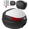 A-Pro A PRO TOP CASE BOX 32 LT UNIVERSALE Quad per bagaglio Motorino Scooter Bianco