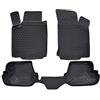 J&J AUTOMOTIVE Tappetini Auto in Gomma su Misura per Skoda Octavia 1 / Octavia Tour Octavia 1 1996-2003, Set da 4 Pezzi, 3D - con Bordo Alto, Antiscivolo, Inodore, Colore Nero, TPE