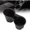 A ABSOPRO Organizzatore Portabicchieri Per Subaru Crosstrek 2024-2025 Per Subaru Impreza 2024-2025 Inserto Portabicchieri Console Scatola Di Archiviazione Protettore Bicchieri TPE Nero 1 Pz