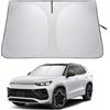 LANTU Parasole Parabrezza Per VW Tiguan 3 MK3 2024-2026 Ripiegabile Protezione Visiera Solare Con Tasca Portaoggetti Blocca Raggi UV Ombrello Da Sole