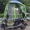 Generic Parasole per Motocicletta Elettrica - Ombrellone Impermeabile Completamente Chiuso per Scooter e Scooter per Mobilità - Tettoia Pieghevole per Protezione per Ogni Tempo