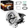 maXpeedingrods Turbocompressore T3 T04E per Audi/VW 1.8T VR6, A/R .63 V-Band, universale (4/6 cilindri)