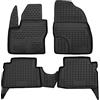 J&J AUTOMOTIVE Tappetini Auto in Gomma su Misura per Ford C-Max 2012-2019, Set da 4 Pezzi, 3D - con Bordo Alto, Antiscivolo, Inodore, Colore Nero, TPE