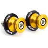 MEUMIR Nottolini Cavalletto 8MM Per Triumph 765rs Per Street Triple 765 RS 765 R 765r Supporti Per Forcellone Moto Viti Di Fissaggio Per Manutenzione Catena(Oro,With logo)