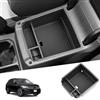 SHAOHAO Compatibile con VW Tiguan MK2 2015-2023 contenitore portaoggetti per console centrale vano da Bracciolo portaoggetti Accessori Interni accessori Tiguan 2 nero