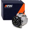 ATEC Germany Compressore aria condizionata per DENSO 7SEU16C, compatibile | Compatibile con: VW CALIFORNIA T5 Camper, MULTIVAN T5, PHAETON, TOUAREG, TRANSPORTER T5 Bus, TRANSPORTER T5 Kasten