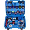 GOTLUCK 28 Pezzi Universale Radiatore Pressione Tester Kit,Set di Tester per Sistema di Raffreddamento,Strumento ad Aria compressa per Auto