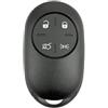CLVCCZTZGW CS017025 Custodia Protettiva For Chiave Di Ricambio Con Guscio A 4 Pulsanti Di Ricambio Per Fiat 500 500E 500 X Per Topolino Elettrico Sostituisci Guscio Chiave(A)