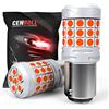 Cenmoll 1157 380 P21/5W BAY15D Lampadina a Led Rossa, 40W 2000LM Canbus Senza Errori P21/5W BAY15D Lampadine per Auto per Luce di Parcheggio Retromarcia di Backup Luci Posteriori del Freno, 2PCS