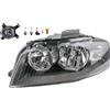 Johns, Faro alogeno anteriore adatto per Audi A3 8P 05/03-07/08 H7 H7 sinistro conducente + fendinebbia + lampadina