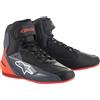 Alpinestars Faster 3 2024 Scarpe da moto traforate, nero/grigio/rosso, 7 (39)