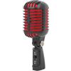HOOLRZI Microfono dinamico vintage da palcoscenico antico aspetto nostalgico in metallo pickup montato agli urti per musicisti e vocalisti Microfono cardioide unidirezionale