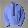 THE NORTH FACE NF0A88Z30YI W TNF FLEESKI 1/4 Zip PO Maglia Lunga Donna Virtual Blue Taglia S