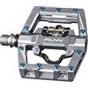 Funn Mamba S Pedali Automatici MTB, Singolo Lato, Tacchette SPD (Grigio)