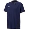 PUMA PUMHB|#Puma Teamgoal 23 Jersey Jr Maglietta, Unisex Bambini, Peacoat-Puma New Navy, 140