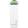 HydraPak Recon - Bottiglia d'Acqua in Plastica Riciclata al 50%, Eco-Friendly e Senza BPA, Tappo a Vite a Flusso Regolare, Facile da Trasportare (1L, Trasparente/Verde Pino e Lime)