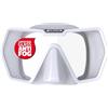 Salvimar Drake Anti Fog, Maschera Adulto Anti Appannamento, con cinghiolo elastico, per immersioni subacquee e snorkeling, Bianco