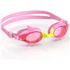 Ambienden Occhiali Piscina Unisex con Visione Grandangolare 180° HD e Design Squalo, Occhialini Nuoto Antiappannamento e Protezione UV per Bambini 3-10 Anni