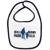 FC Internazionale Milano S.p.A. Bib, Bavaglino Neonato Unisex Bambino, Bianco, Taglia unica, Padre/Figlia