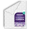 KNERST® Piumino Mezza Stagione 135x200 - Trapunta Matrimoniale in Microfibra Traspirante - Piumone Letto Singolo e Una Piazza e Mezza - Coperta Letto Lavabile e Anallergica