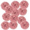 PATIKIL 10.5cm Pompon Carta Velina, 12Pz Fiori di Carta Pom Poms Decorativi Colorati per Matrimoni Addio Nubilato Compleanno Decorazioni Sfondo, Marrone Chiaro