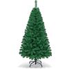 GIANTEX Albero di Natale Verde 150/180/210/240 cm Folto Sintetico, Albero di Natale per Feste, Case, Uffici, Negozi, Bar, Supporto in Ferro, Rami Spessi (150 cm)
