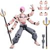 HOVCEH Sukuna Action Figure, Anime Figure Sukuna con Accessori, 14 cm Stampato 3D Figures Articolazioni Completamente Mobili, Collezione Personaggio Desktop Display