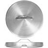 Baldassare Agnelli Agnelli Pentole ALMA153C36 Coperchio per Casseruola A 4 Spicchi Spessore 3 Millimetri, Diametro 36 cm