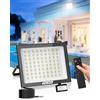 Bellanny Faretto LED da Esterno con Sensore di Movimento, 200W 20000LM Faro Proiettori - 216Leds 6500K Bianca Fredda Luci di Sicurezza, IP65 Impermeabile Lampade da parete per Garage Cortile Giardino