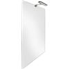 eacommerce Specchio Bagno LED Senza Telaio, Design Minimal Moderno, Installazione Verticale e Orizzontale, Lampada Integrata a Risparmio Energetico, Stile Elegante Essenziale (50x70 cm)