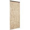 vidaXL Vliegengordijn 100x200 cm chenille beige