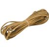 PATIKIL Cordino Cuoio, 3 mm x 5.5 Iarde Stringa in Pelle Finta, Cordone Piatto Vellutata Cordoncino per Collane Creazione Di Gioielli Braccialetti DIY Artigianato Acchiappasogni, Oro