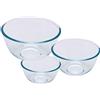 Pyrex Set 3 ciotole 0,5 l, 1,0 l e 2,0 l