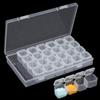 Segbeauty Scatola con Scomparti, Scatola Porta Oggetti con 28 Griglie, Diamante Ricamo Storage Box Organizers, in Plastica, con Coperchio per Perline, Nail Art, Strass, Gioielli